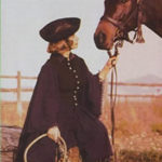 Countess Margit Sigray Bessenyey with horse